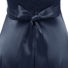 Rochie de cocktail, de ocazie, moderna, plisata, fara maneci, cu dantela florala