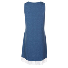 Rochie tip maieu, simpla, lejera, dreapta, gen tunica, cu garnitura din dantela, o rochie casual, swing