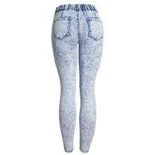 Jeans de dama prespalati, pe corp, pantaloni din denim cu croiala tip creion, skinny, ultra-mulati pe corp