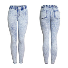 Jeans de dama prespalati, pe corp, pantaloni din denim cu croiala tip creion, skinny, ultra-mulati pe corp