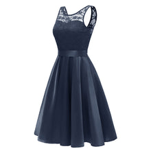 Rochie de cocktail, de ocazie, moderna, plisata, fara maneci, cu dantela florala