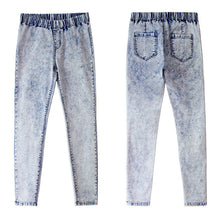 Jeans de dama prespalati, pe corp, pantaloni din denim cu croiala tip creion, skinny, ultra-mulati pe corp