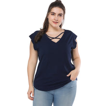 Bluza femei, din chiffon, cu snur incrucisat, fara maneci